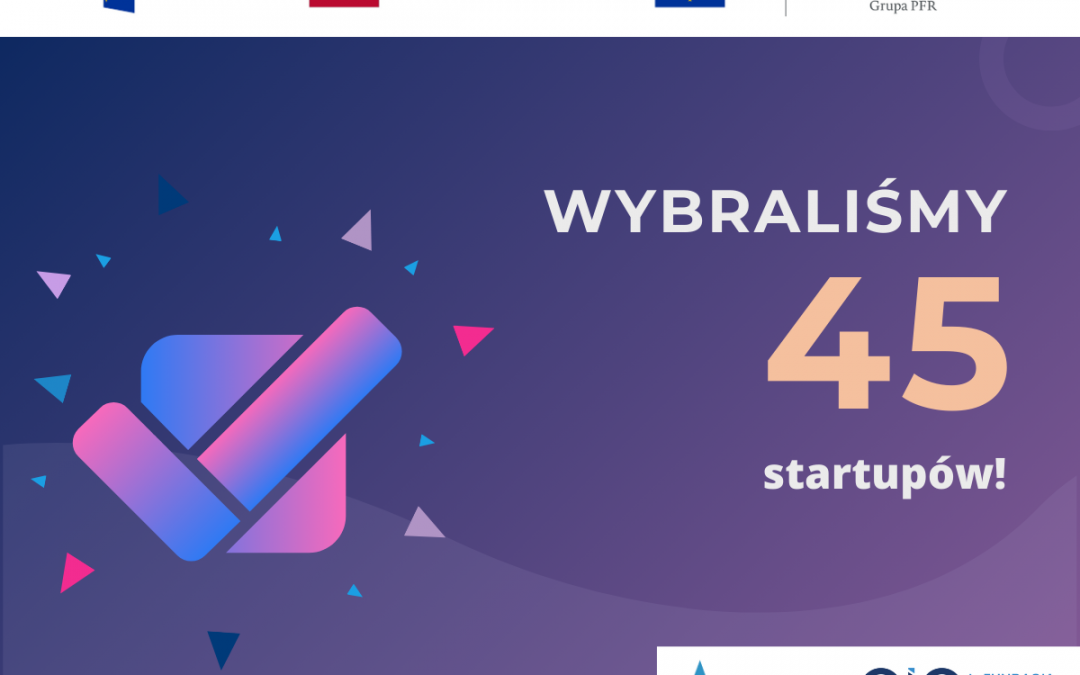 PRZEDSTAWIAMY LISTĘ WNIOSKÓW TOP45, w ramach II rundy naboru do Unicorn Hub 2.0.